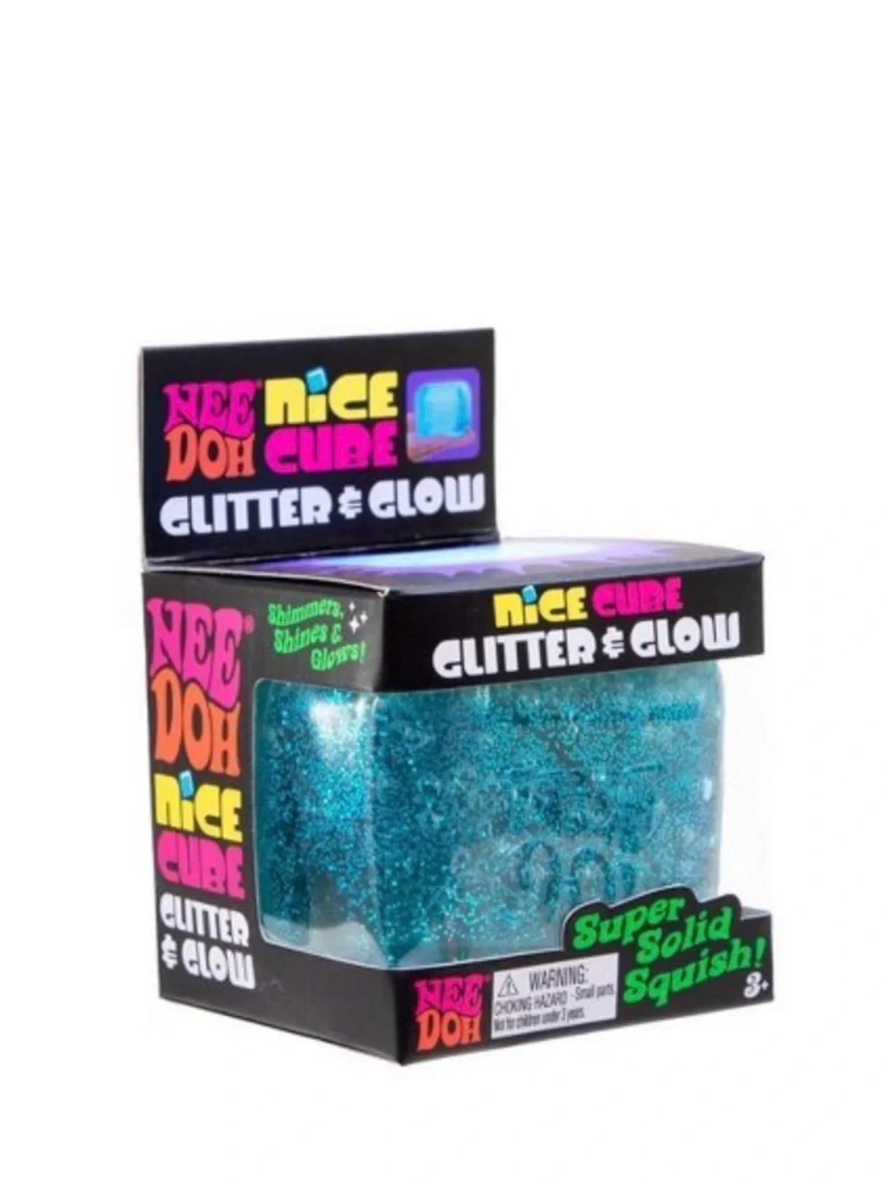 NeeDoh Nice Cube Glitter & Glow + NeeDoh Nice Cube